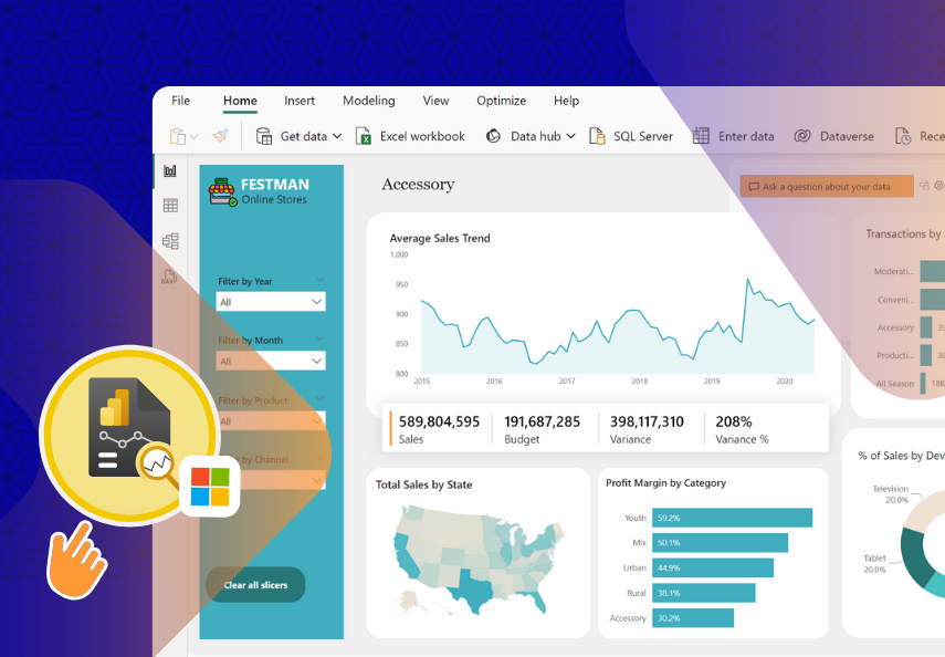 Data visualization and reporting with Power BI
